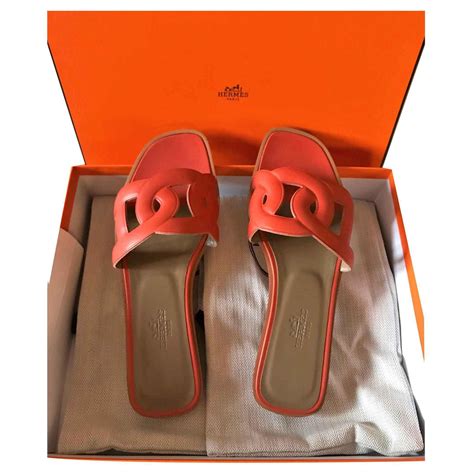 hermes omaha orange|Sandals .